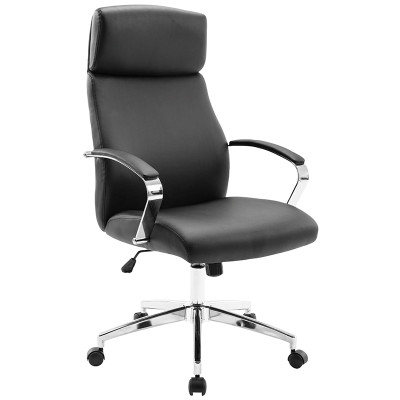 A8970 ΜΑΥΡΗ PU ΠΟΛΥΘΡΟΝΑ ΓΡΑΦΕΙΟΥ 63X69X48.5-113/57.5-122εκ.